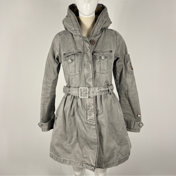 Anthropologie Jackets & Blazers - Odd Molly Women's Zip Hoodie fleece lined Parka Size 1 or S